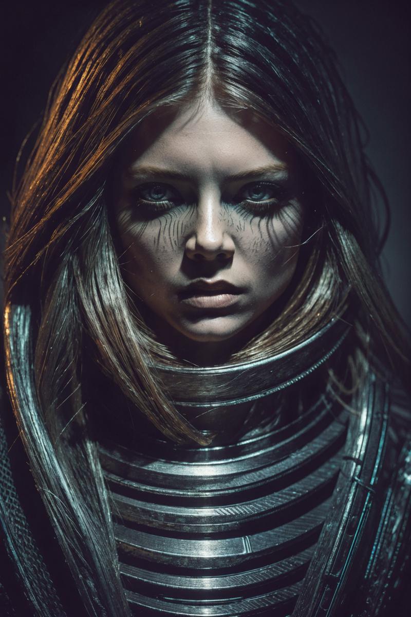 10916-3218096333-3242-concept art cinematic film still insanely detailed photograph, Horror-themed a half machine half female cyborg, (8k, RAW photo,.png